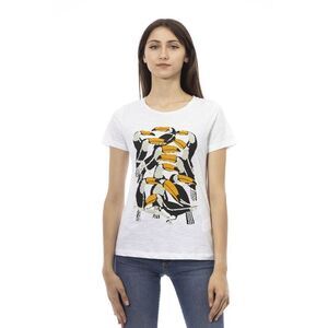Trussardi Action White Cotton Women Women's T-Shirt